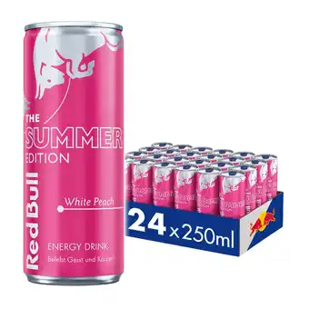 Netto Marken-Discount Red Bull White Peach 0,25 Liter Dose, 24er Pack Angebot