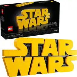 Netto Marken-Discount LEGO Konstruktionsspielzeug Star Wars Logo aus LEGO Steinen Angebot