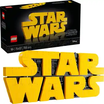 Netto Marken-Discount LEGO Konstruktionsspielzeug Star Wars Logo aus LEGO Steinen Angebot