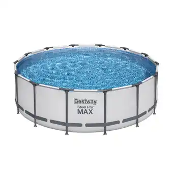toom Baumarkt Bestway Frame-Pool-Set 'Steel Pro Max' Ø 427 x 122 cm mit Sicherheitsleiter und Kartuschenfilter Angebot