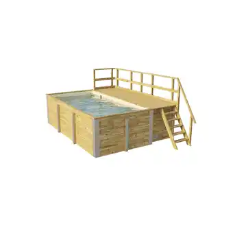 toom Baumarkt Weka Massivholz-Pool '595' 416 x 203 x 309 cm Angebot