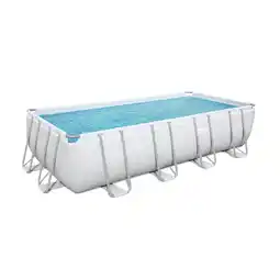 toom Baumarkt Bestway Frame-Pool-Set 'Power Steel' 549 x 274 x 122 cm mit Sicherheitsleiter und Filterpumpe Angebot