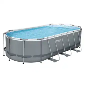 toom Baumarkt Bestway Frame-Pool-Set 'Power Steel' 549 x 274 x 122 cm mit Sicherheitsleiter und Filterpumpe Angebot