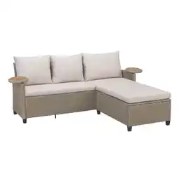 toom Baumarkt Gartenmöbel-Set 'Carmen' beige 2-teilig Angebot