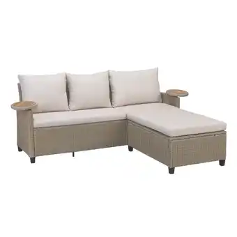 toom Baumarkt Gartenmöbel-Set 'Carmen' beige 2-teilig Angebot