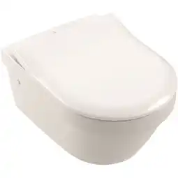 toom Baumarkt Villeroy & Boch Wand-WC 'Targa Design Plus' inklusive WC-Sitz weiß Angebot