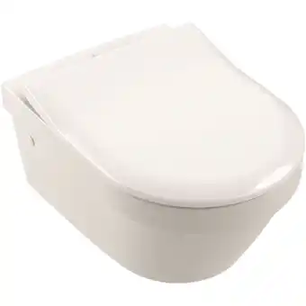 toom Baumarkt Villeroy & Boch Wand-WC 'Targa Design Plus' inklusive WC-Sitz weiß Angebot