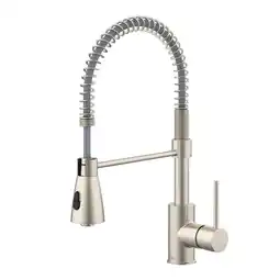 toom Baumarkt Lenz Spültischarmatur 'Kalani 2' herausziehbar nickelfarben 43,8 cm Angebot