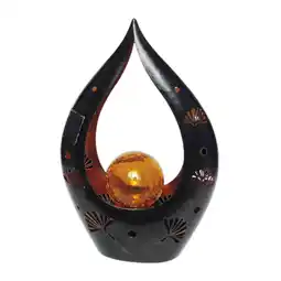 toom Baumarkt toom Solar-Dekoleuchte 'Blüte' anthrazit/gold 20,8 x 30,7 cm Angebot