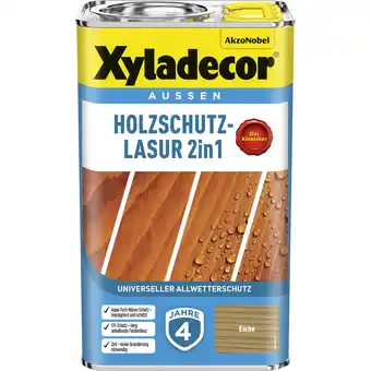 toom Baumarkt Xyladecor 2in1 Holzschutzlasur eichefarben 2,5 l Angebot