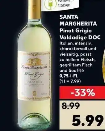 Kaufland Santa Margherita Pinot Grigio Valdadige Doc Angebot