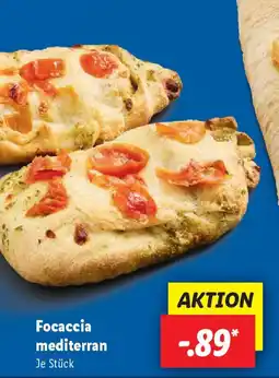 Lidl Focaccia mediterran Angebot