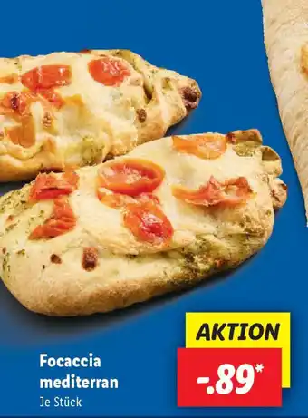 Lidl Focaccia mediterran Angebot