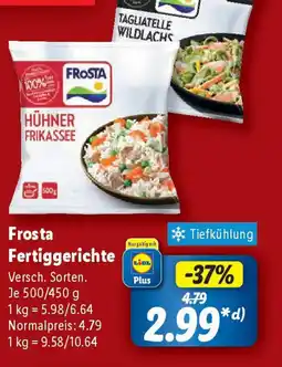 Lidl Frosta Fertiggerichte Angebot