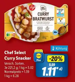 Lidl Chef Select Curry Snacker Angebot