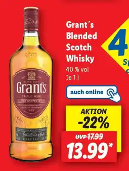 Lidl Grant's Blended Scotch Whisky Angebot