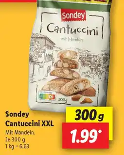 Lidl Sondey Cantuccini XXL Angebot