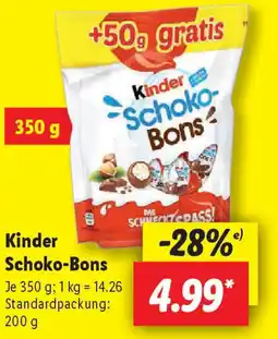 Lidl Kinder Schoko-Bons Angebot
