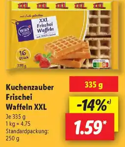 Lidl Kuchenzauber Frischei Waffeln XXL Angebot