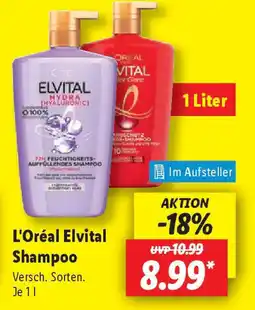 Lidl L'Oréal Elvital Shampoo Angebot