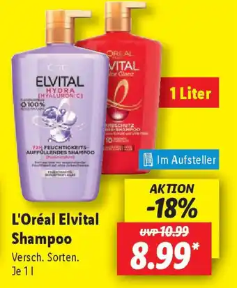 Lidl L'Oréal Elvital Shampoo Angebot
