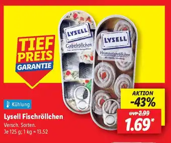 Lidl Lysell Fischröllchen Angebot