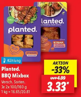Lidl Planted BBQ Mixbox Angebot
