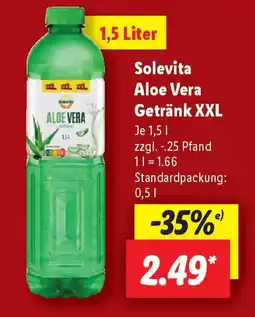 Lidl Solevita Aloe Vera Getränk XXL Angebot