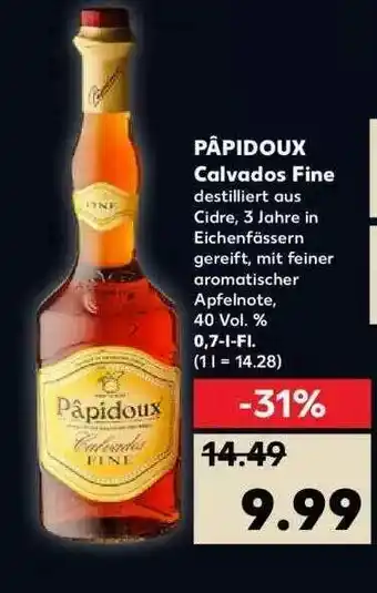 Kaufland Pâpidoux Calvados Fine Angebot