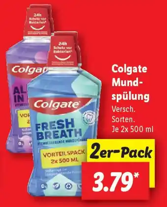 Lidl Colgate Mund- spülung Angebot