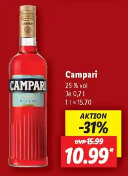 Lidl Campari Angebot