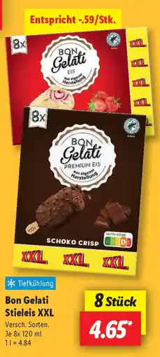 Lidl Bon Gelati Stieleis XXL Angebot