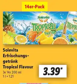 Lidl Solevita Erfrischungs- getränk Tropical Flavour Angebot