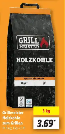 Lidl Grillmeister Holzkohle zum Grillen Angebot