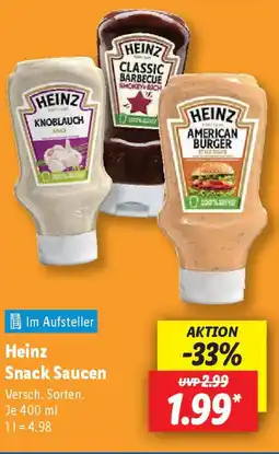 Lidl Heinz Snack Saucen Angebot