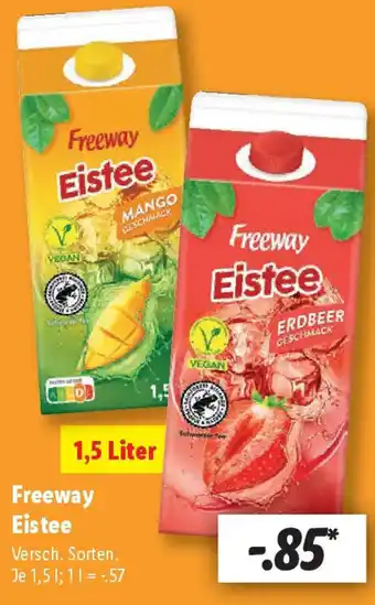 Lidl Freeway Eistee Angebot