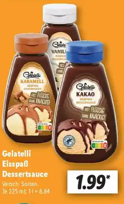 Lidl Gelatelli Eisspaß Dessertsauce Angebot