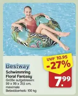 Famila Nord Ost Bestway Schwimmring Floral Fantasy Angebot