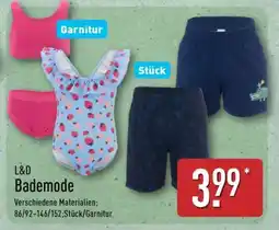 Aldi Nord L&D Bademode Angebot