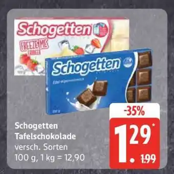 Edeka Schogetten Tafelschokolade Angebot