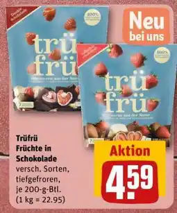 REWE Trüfrü Früchte in Schokolade Angebot