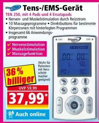 Norma Tens-/EMS-Gerät Angebot