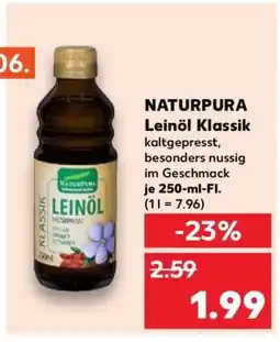 Kaufland NATURPURA Leinöl Klassik Angebot