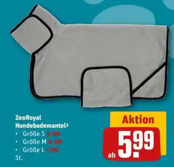 REWE ZooRoyal Hundebademantel Angebot