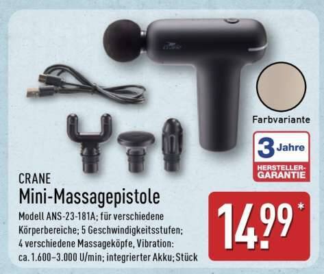 Massagepistole Aldi Nord
