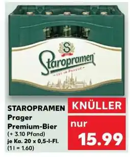 Kaufland STAROPRAMEN Prager Premium- Bier Angebot