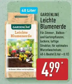 Aldi Nord GARDENLINE Leichte Blumenerde Angebot