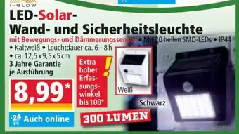 Norma LED-Solar-Wand- und Sicherheitsleuchte Angebot