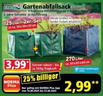 Norma Gartenabfallsack Angebot