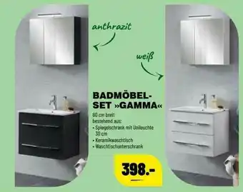 Leitermann Baumarkt Badmöbel-set „gamma“ Angebot